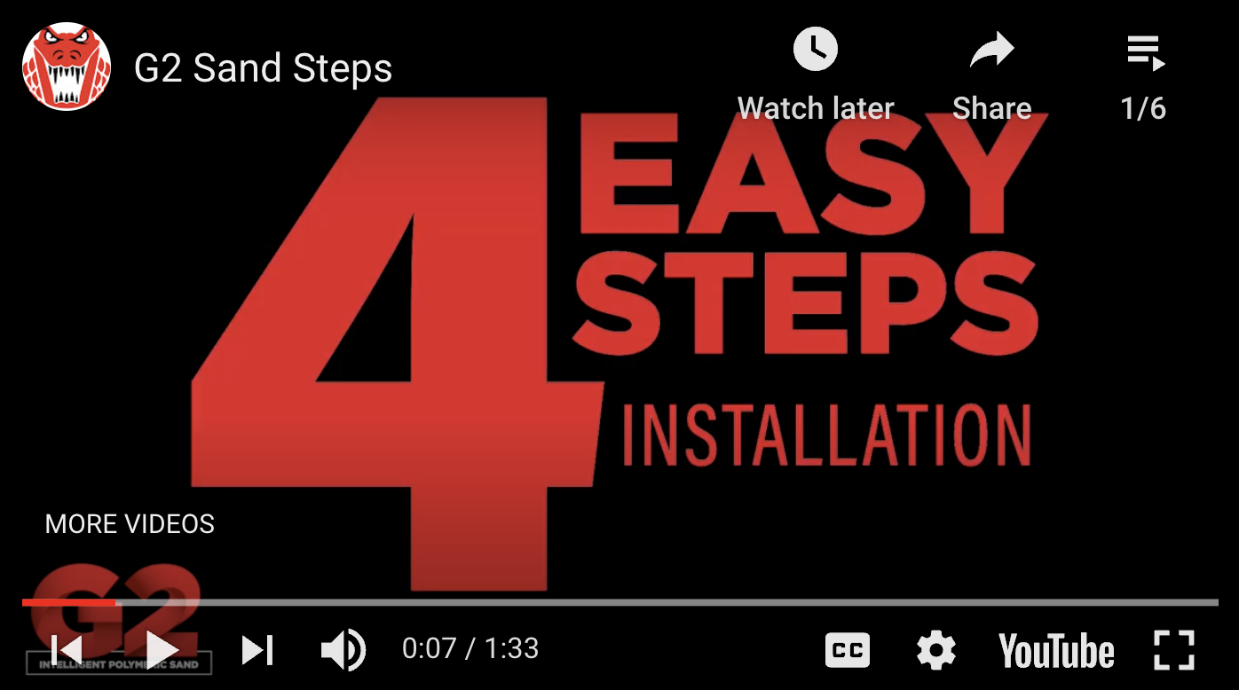 10Step Polymeric Sand Installation Guide